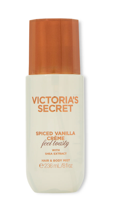 Splash para cabello y cuerpo Victoria secret con crema de vainilla especiada